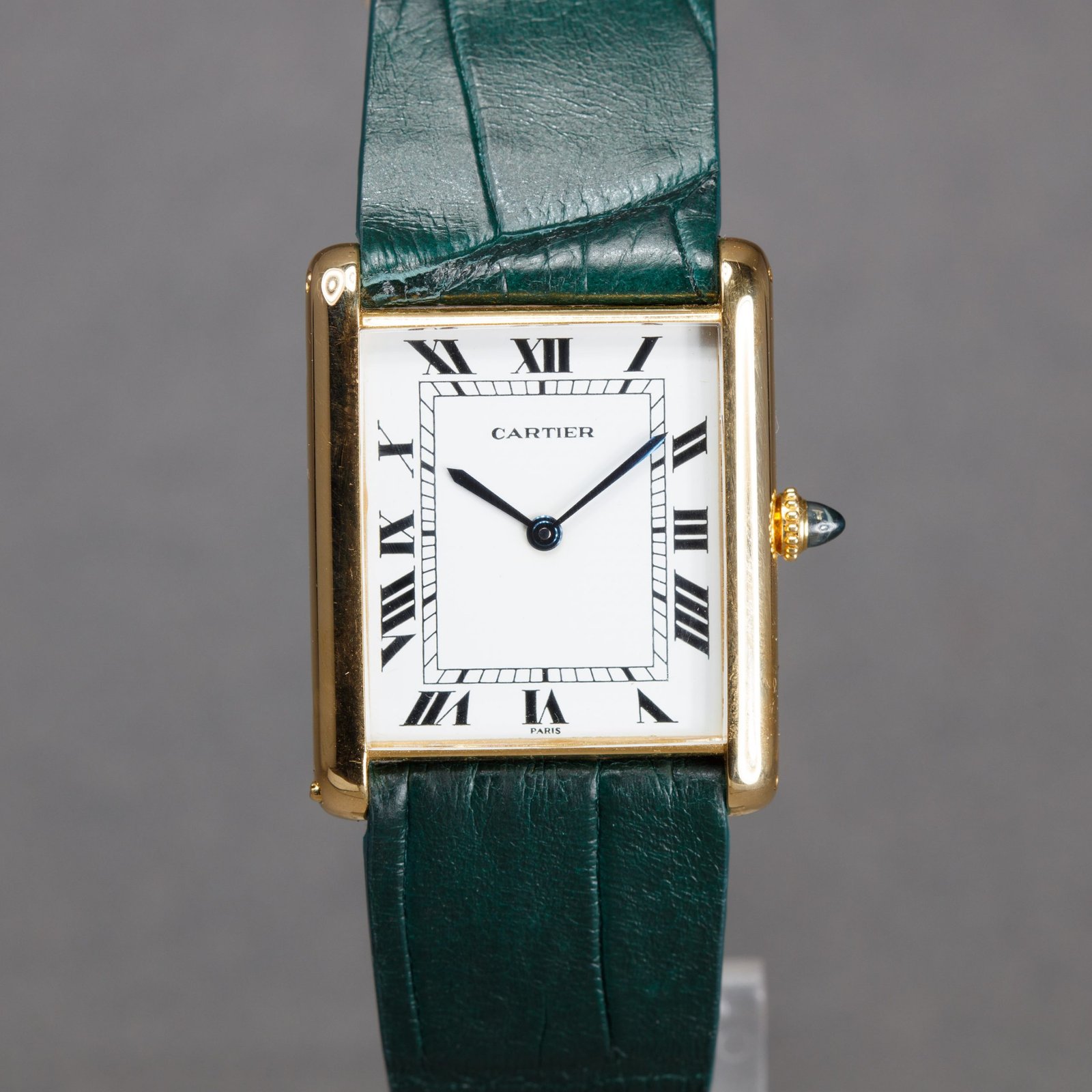 CARTIER TANK JUMBO AUTOMATIQUE EN OR JAUNE 18K 750 DEPLOYANT